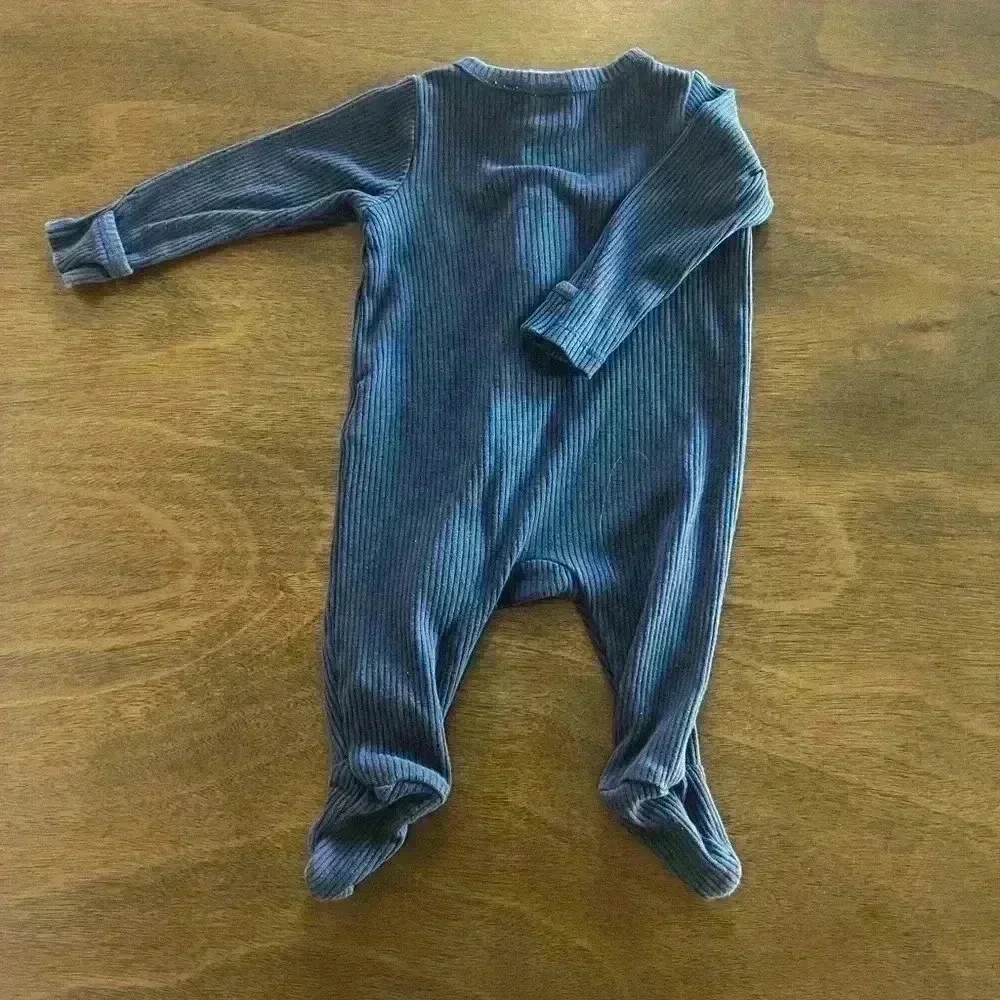 OLD NAVY. Lot of 3 Baby Boy Pajamas Long Sleeve 0-3 Months - Picture 7 of 16